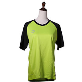 100% Polyester V Neck Customized Tee Shirts For Women , Short Sleeve Plain T Shirts